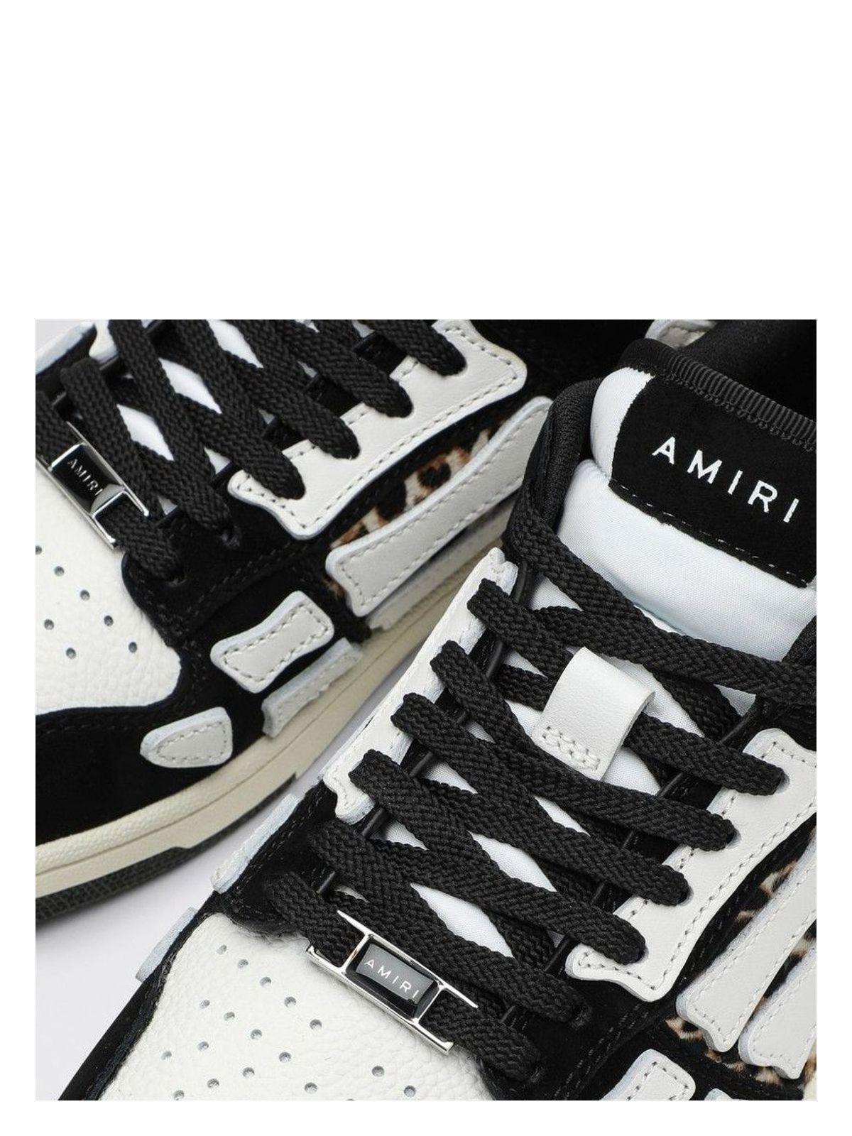 アミリ Leopard Skel トップス ロー B/ホワイト スニーカー Amiri Skel Top Low Top Women's Sneakers Size 11 US / 41
