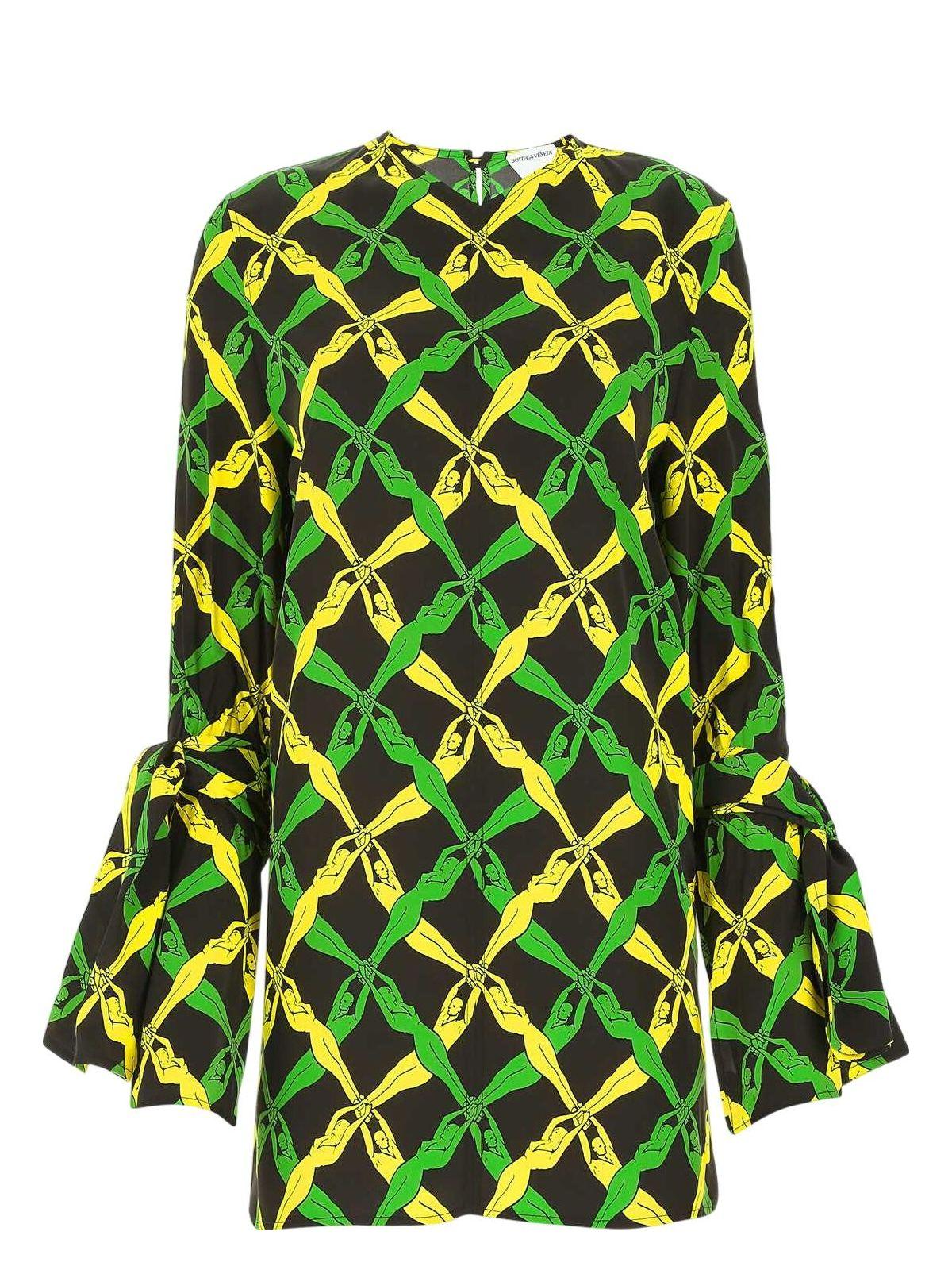 Tシャツ・カットソー BOTTEGA VENETA Printed Viscose Blouse Bottega Veneta Blouses for Women | Online Sale up to 62% off
