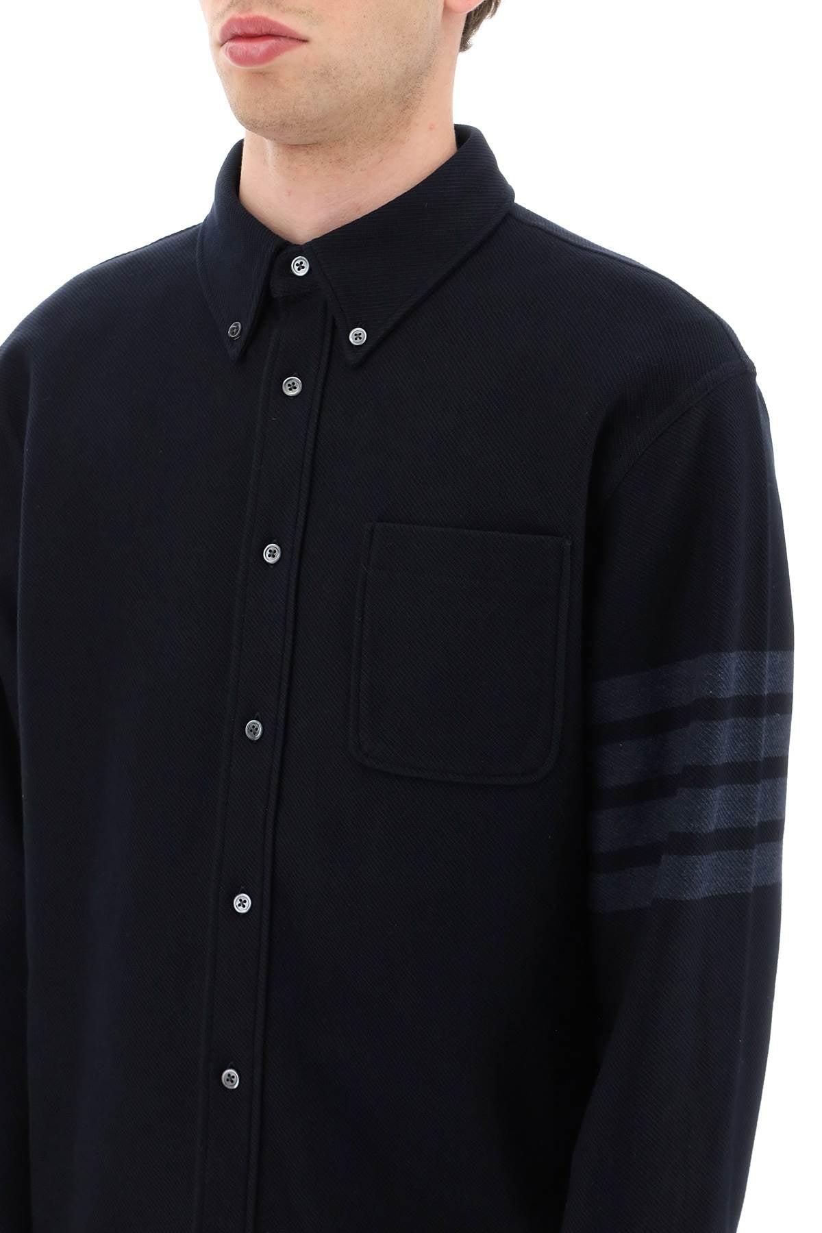 Thom Browne Men's Double Face Melton Blouson Jacket