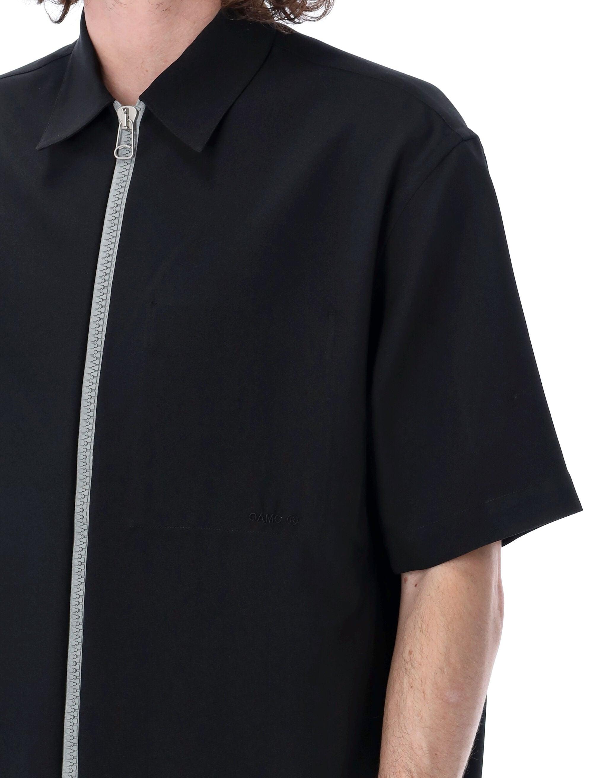 OAMC Ian Short Sleeves Shirt in Black for Men | Lyst