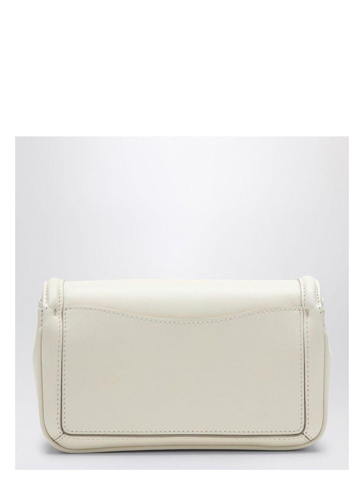 【関税&送料込】Roger Vivier Jeu De Fille Leather Clutch Bag Jeu de Fille Clutch in leather Off White Woman