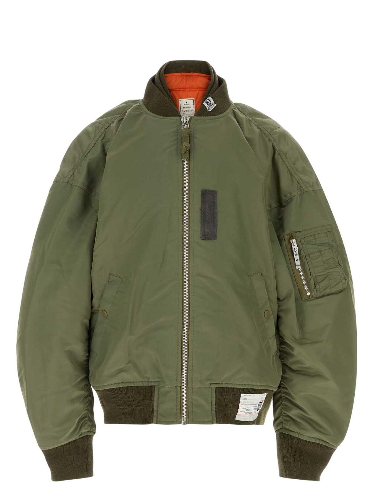 ブルゾン MIHARAYASUHIRO Army green nylon bomber jacket Maison Mihara Yasuhiro Army Nylon Bomber Jacket in Green for