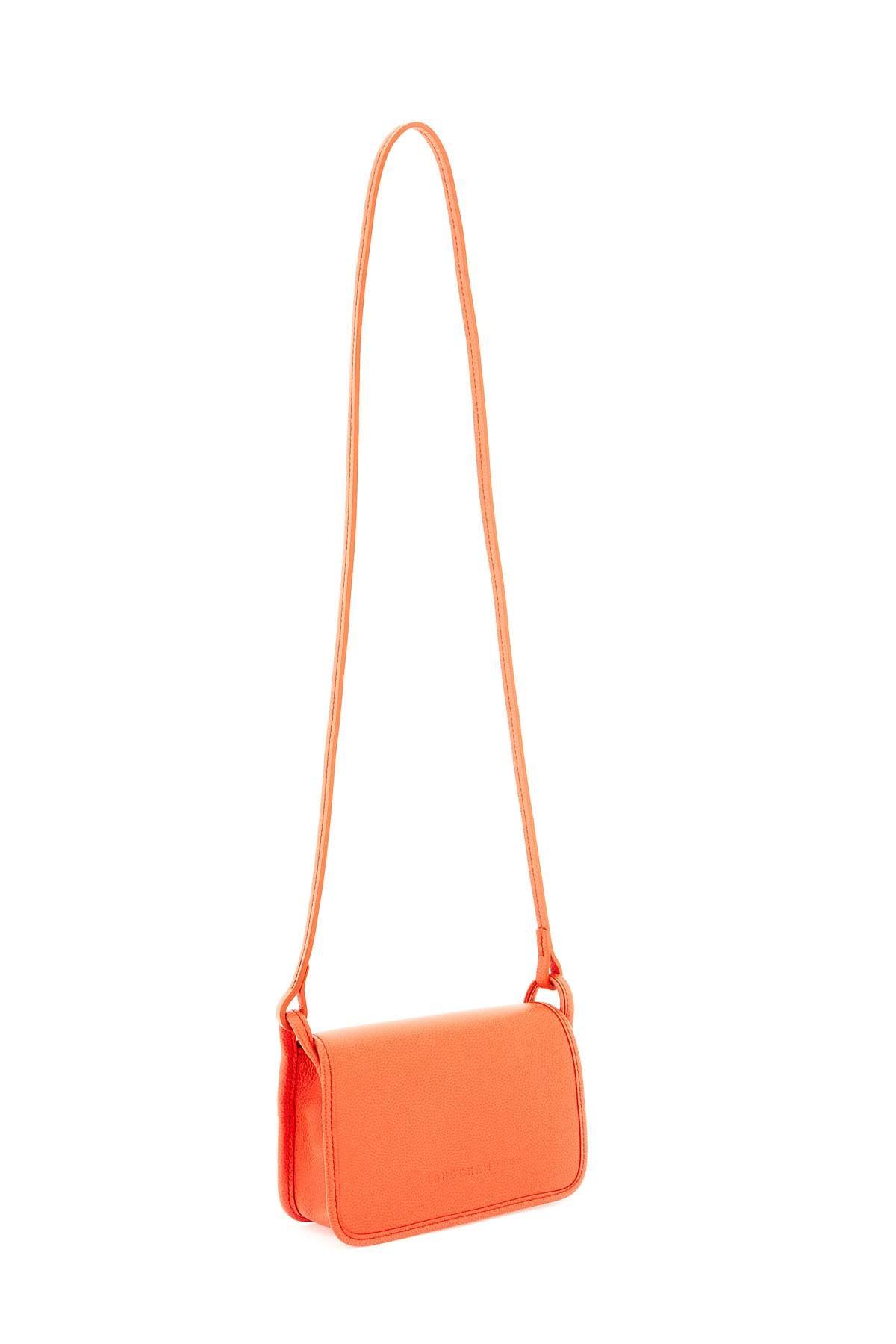 Longchamp 'le Foulonné' Crossbody Bag in Orange | Lyst