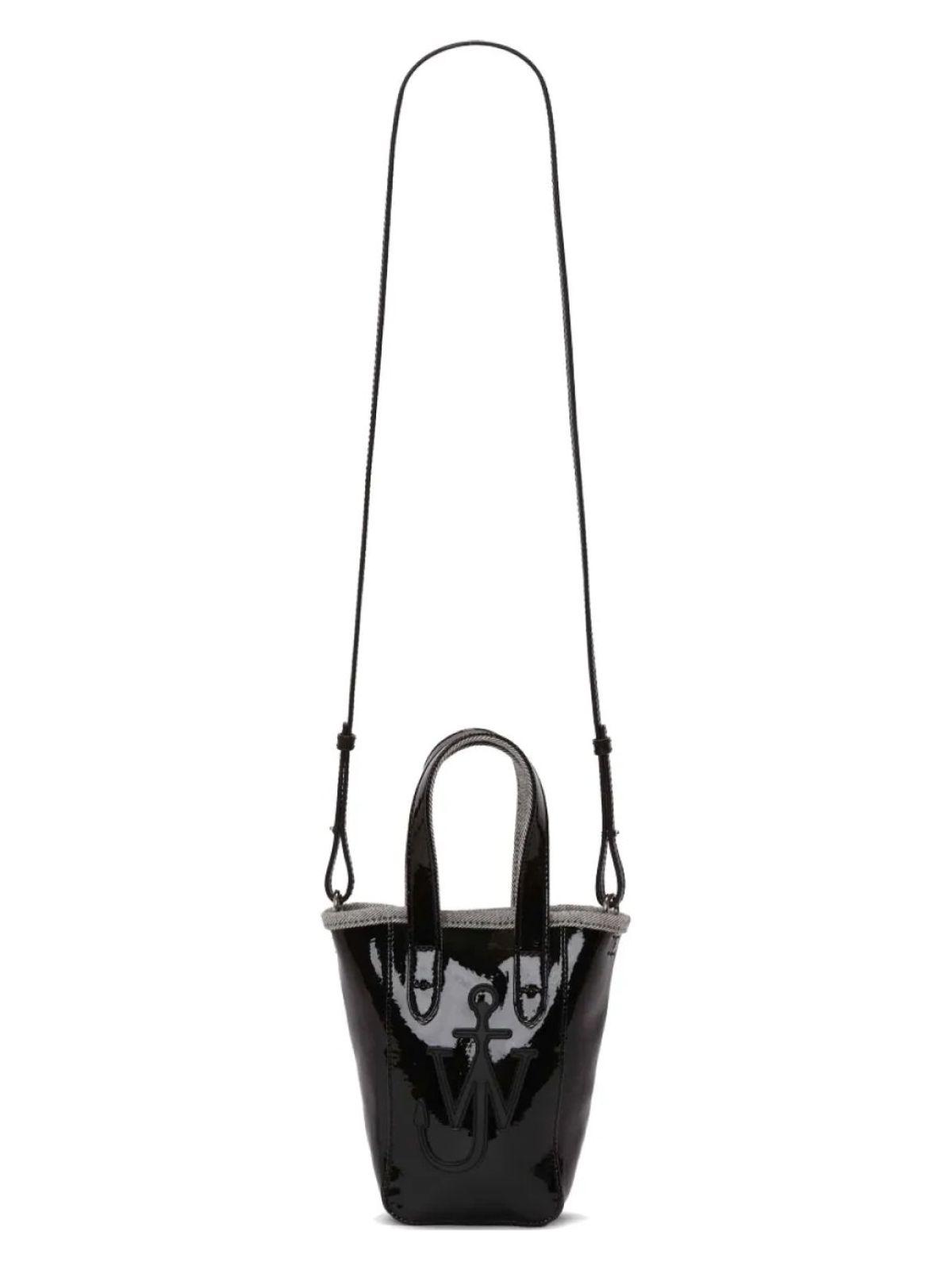 J W ANDERSON Belt Anchor Logo Mini Tote Bagトートバッグ JW Anderson Belt Anchor Logo Mini Tote Bag in Black | Lyst