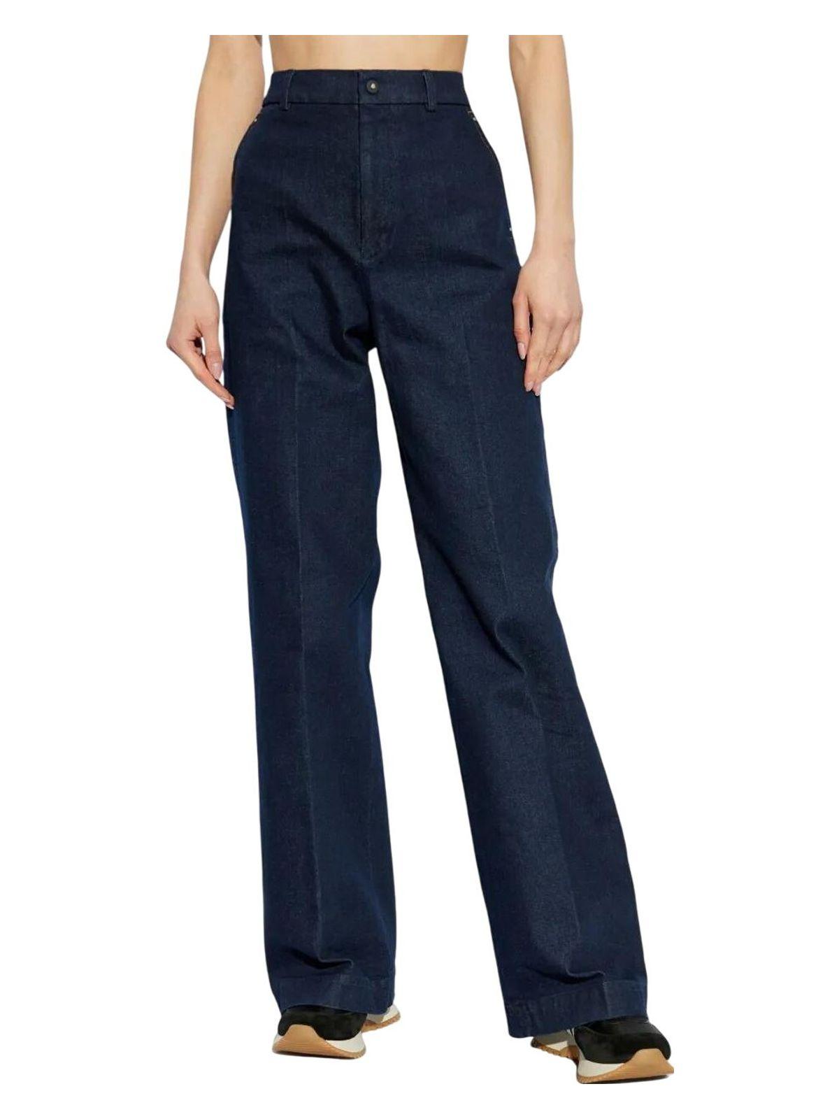 パンツ MONCLER HIGH WAIST DENIM PANTS MONCLER - モンクレール MONCLER パンツ デニムパンツ ジーンズ