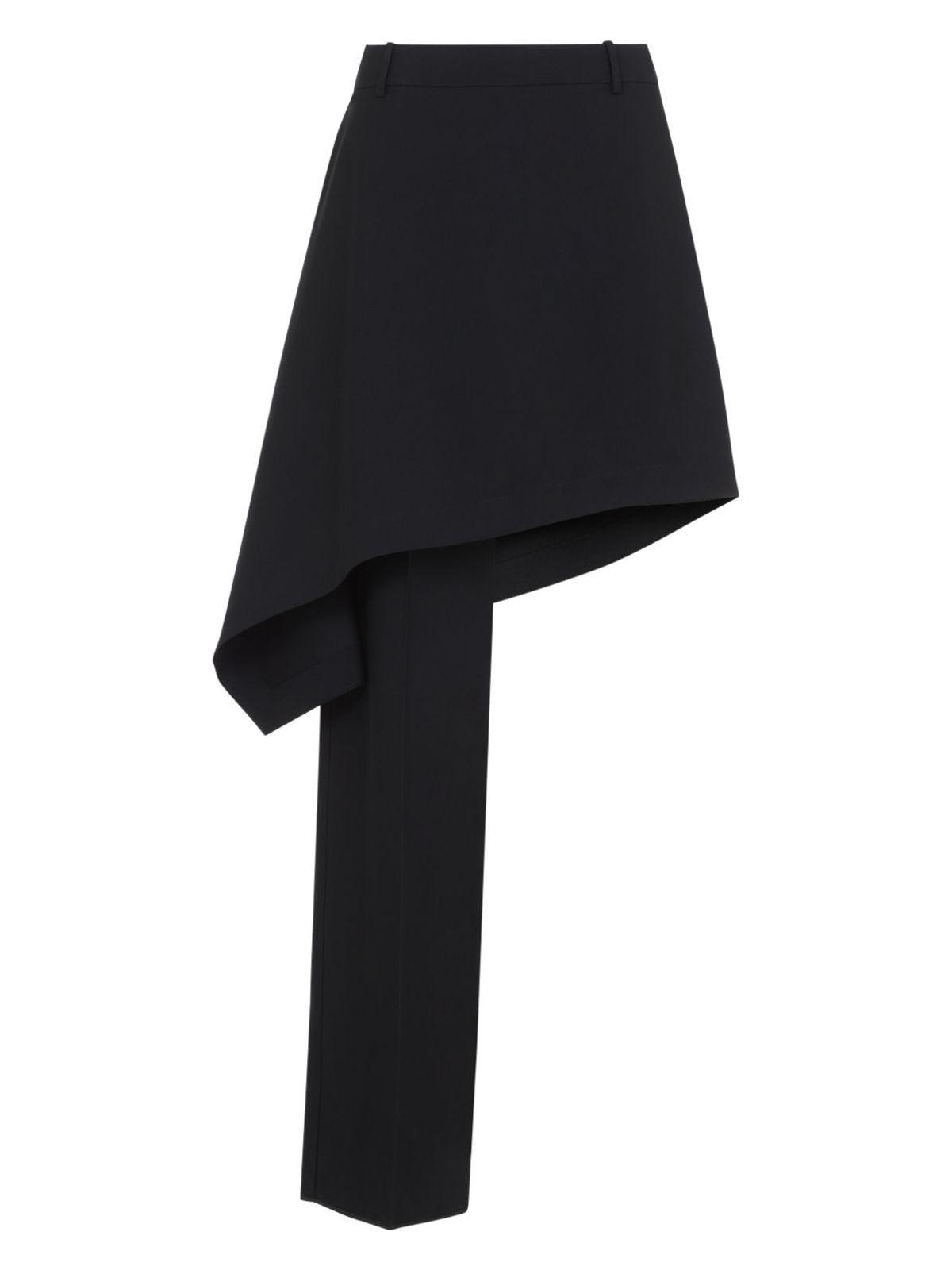 【送料&関税込】Bottega Veneta Asymmetric Panta Skirt Bottega Veneta Asymmetric Panta Skirt in Black | Lyst