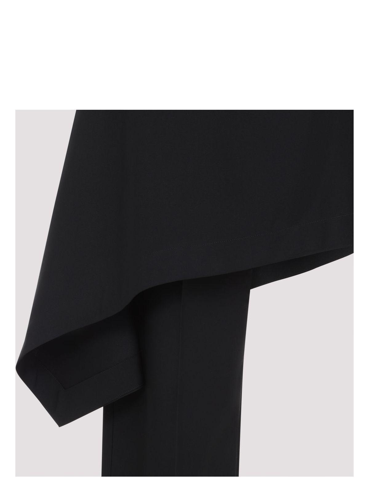 スカート BOTTEGA VENETA ASYMMETRIC PANTA SKIRT Bottega Veneta Asymmetric Panta Skirt in Black | Lyst