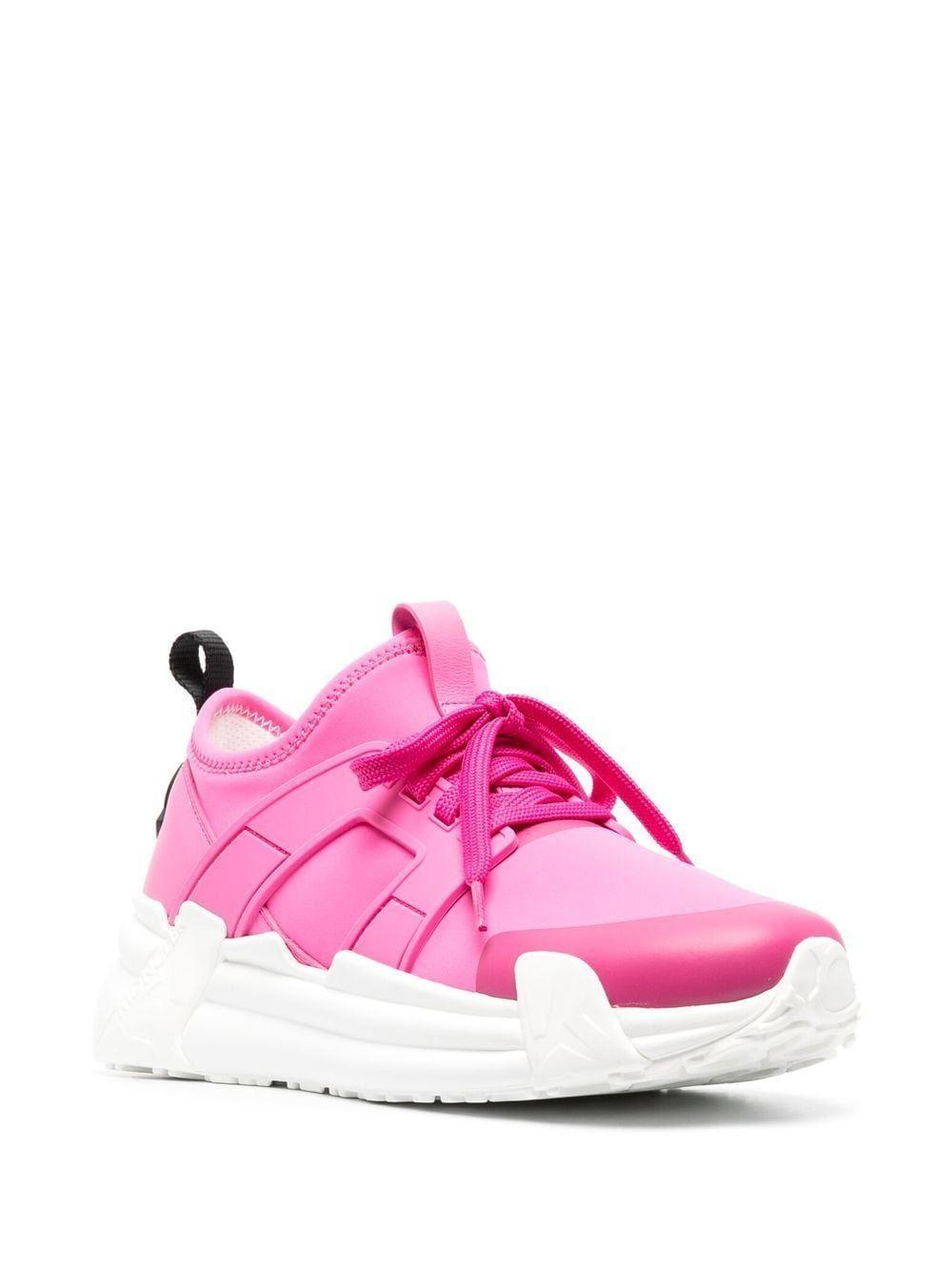 Moncler hotsell pink sneakers
