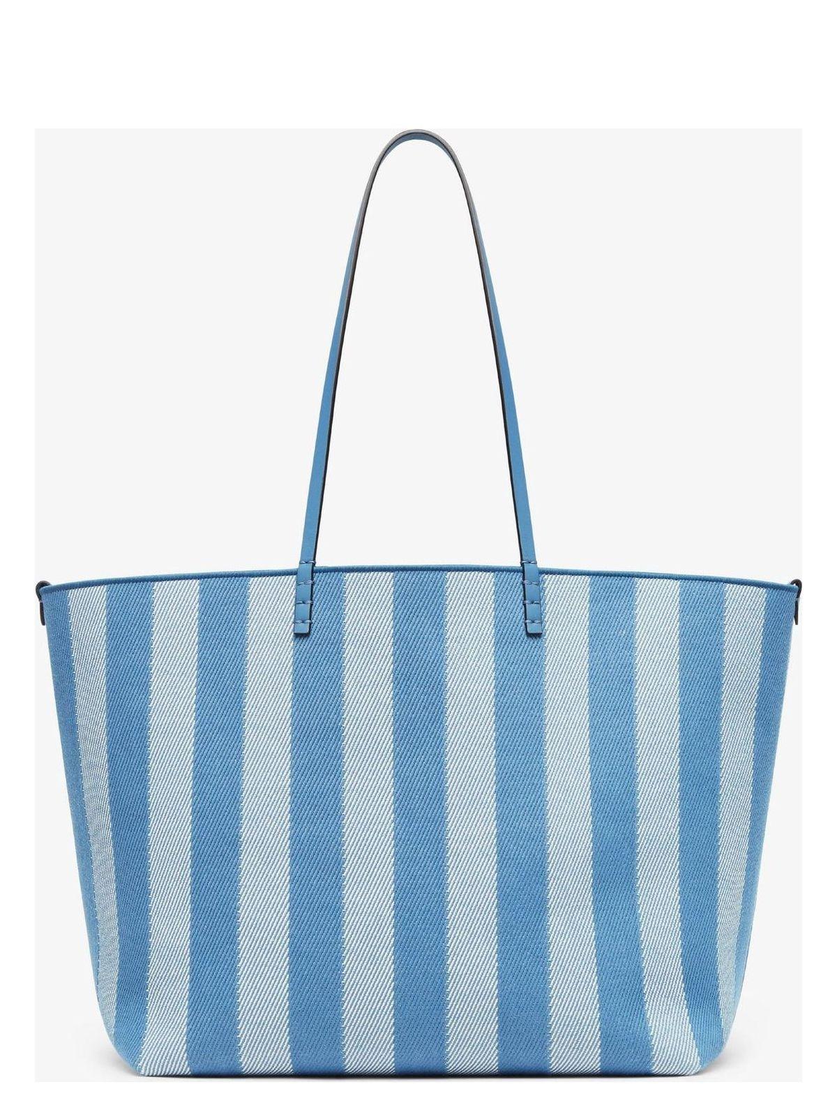 Fendi Roll Small Shopping Bag in Blue | Lyst