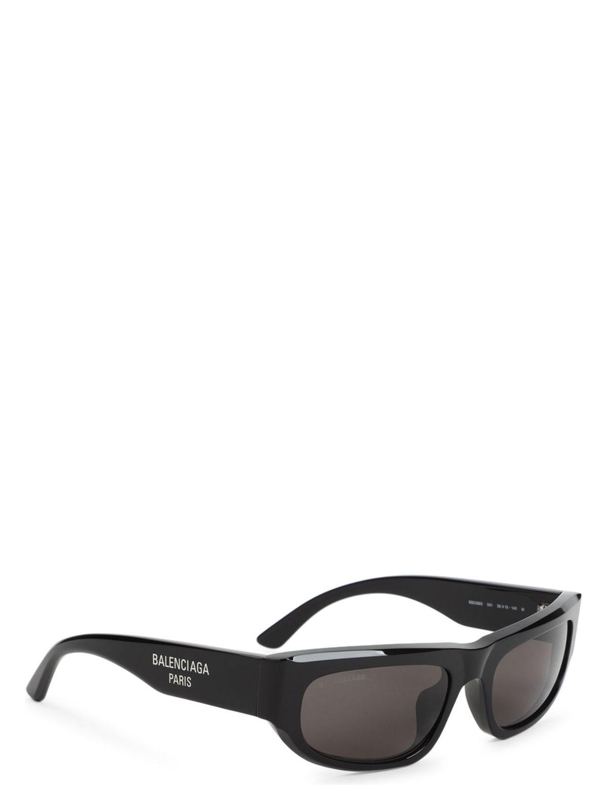 サングラス BALENCIAGA LOGO D-FRAME BB0388S SUNGLASSES Balenciaga Logo D-Frame Bb0388S Sunglasses in Black | Lyst
