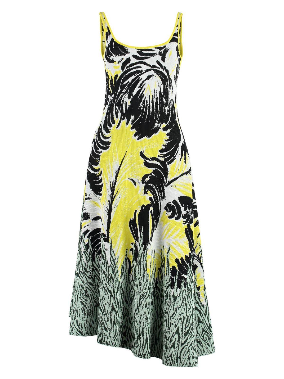 ワンピース BOTTEGA VENETA Embroidered Jacquard Dress Bottega Veneta Embroidered Jacquard Dress With Open Back In