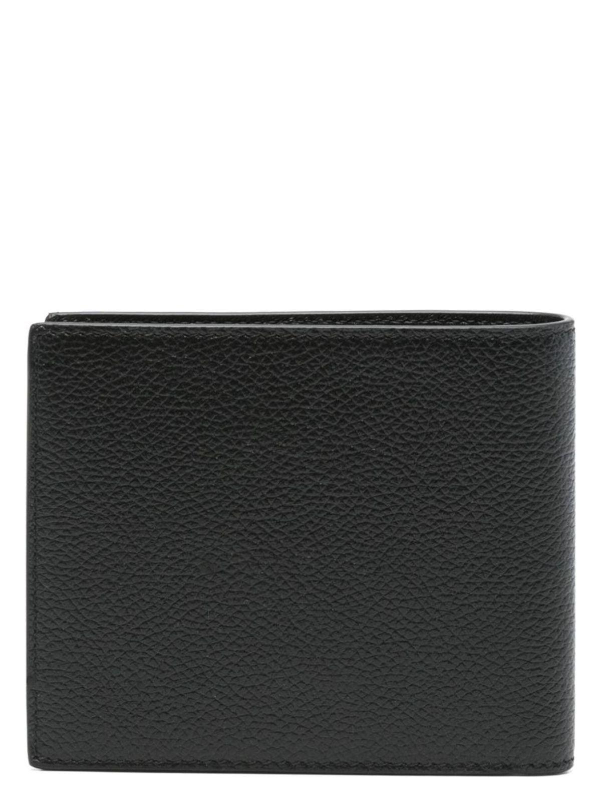 折りたたみ財布 BALENCIAGA CASH TAPE TYPE LEATHER SQUARE WALLET Balenciaga Cash Tape Type Leather Square Wallet in Black for