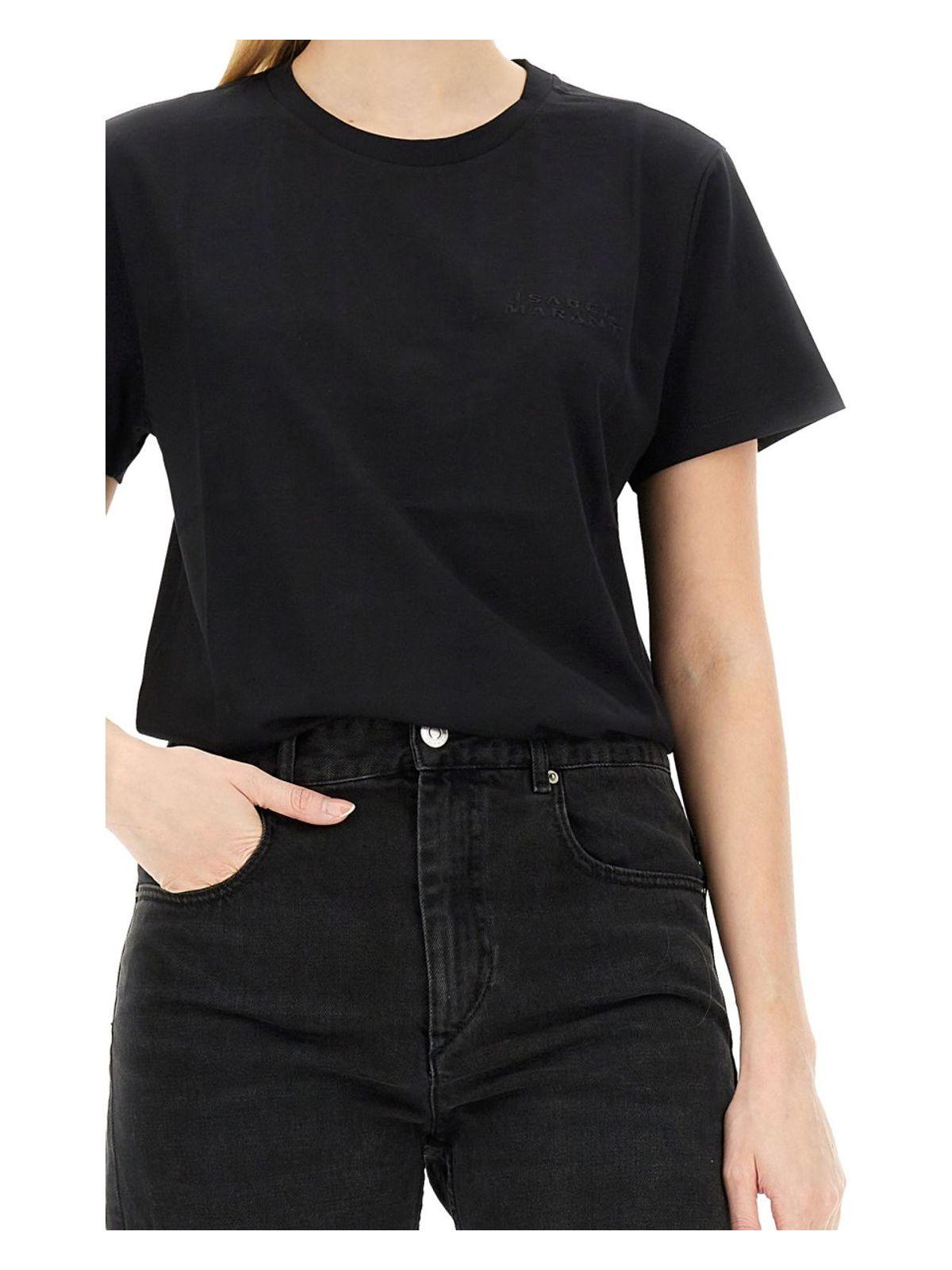 Isabel Marant T-Shirt Vidal in Black | Lyst