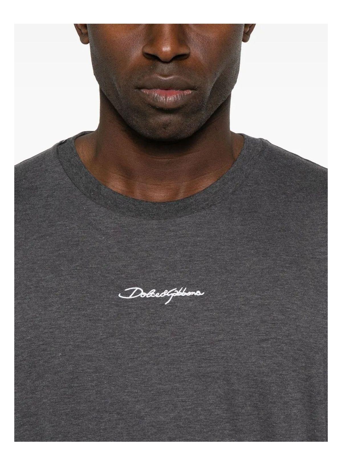 【Dolce Gabbana】T-SHIRT M/CORTA GIRO◆G8RZ2TG7O5V T-SHIRT M/CORTA GIRO in Black for Men | Dolce&Gabbana® US