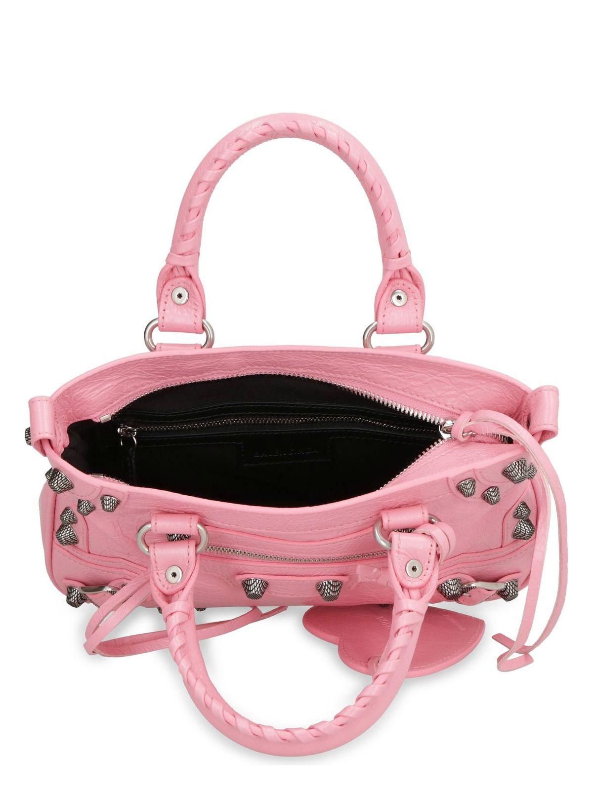 Balenciaga Nappa Leather Neo Cagole S Handbag in Pink | Lyst