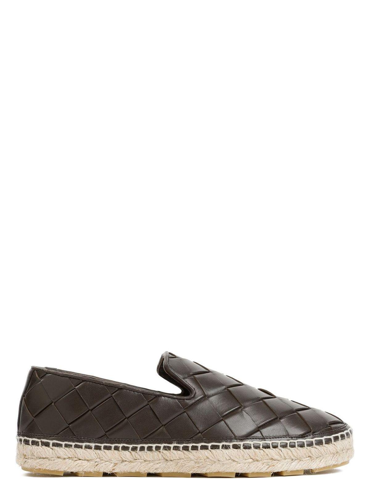 スニーカー BOTTEGA VENETA Espadrilles Women Leather Brown Bottega Veneta Espadrille shoes and sandals for Women