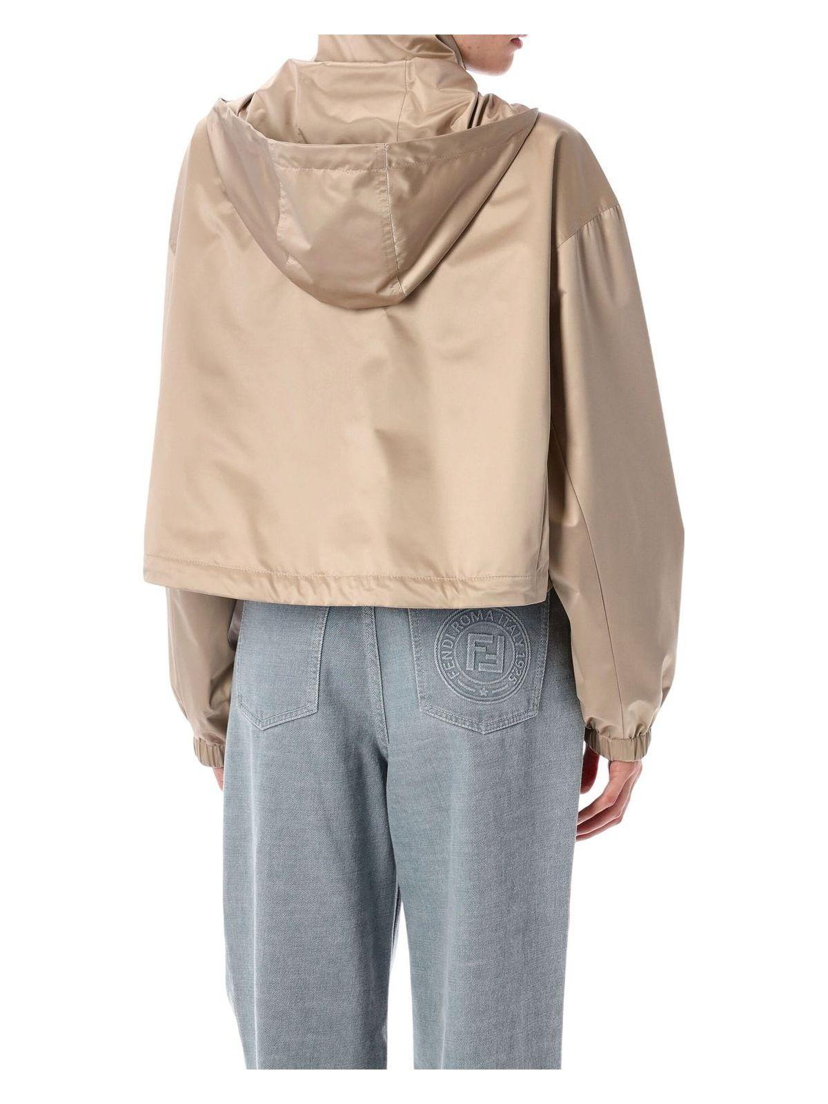 ブルゾン FENDI SS25 HOODED CROPPED BOMBER (FAN198AT8H F1RX9) Fendi Cropped Windbreaker in Blue | Lyst
