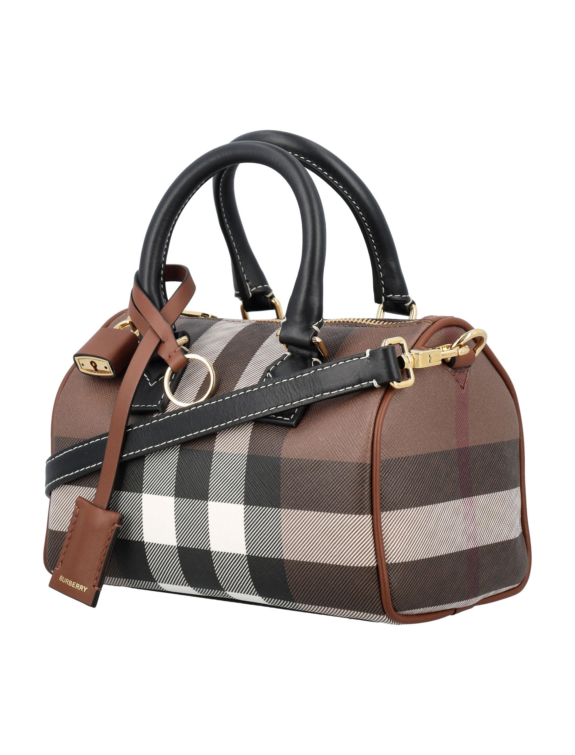 BURBERRY VINTAGE CHECK MINI BOWLING BAG – Baltini