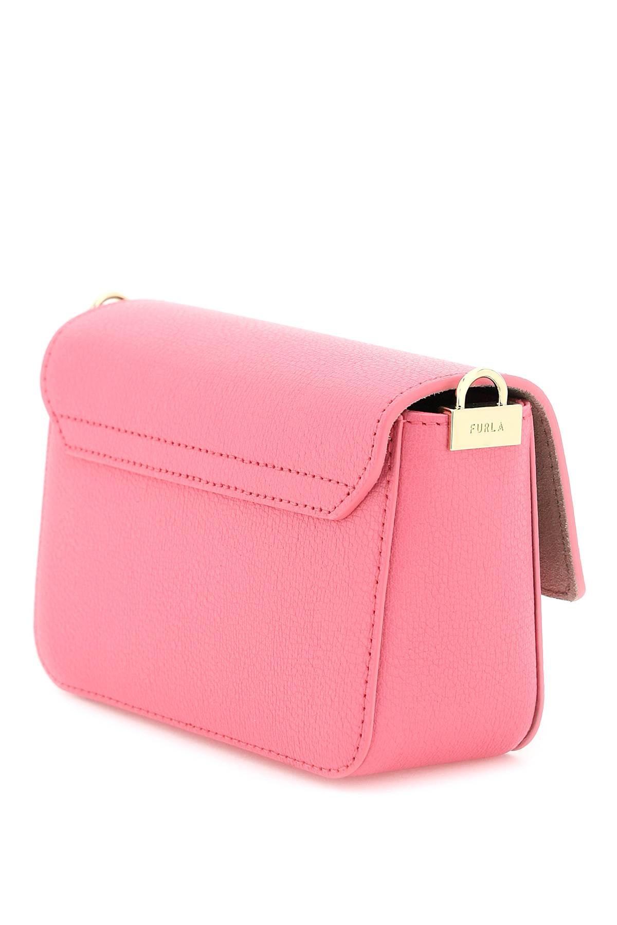 Metropolis leather crossbody bag Furla Pink in Leather - 34172687