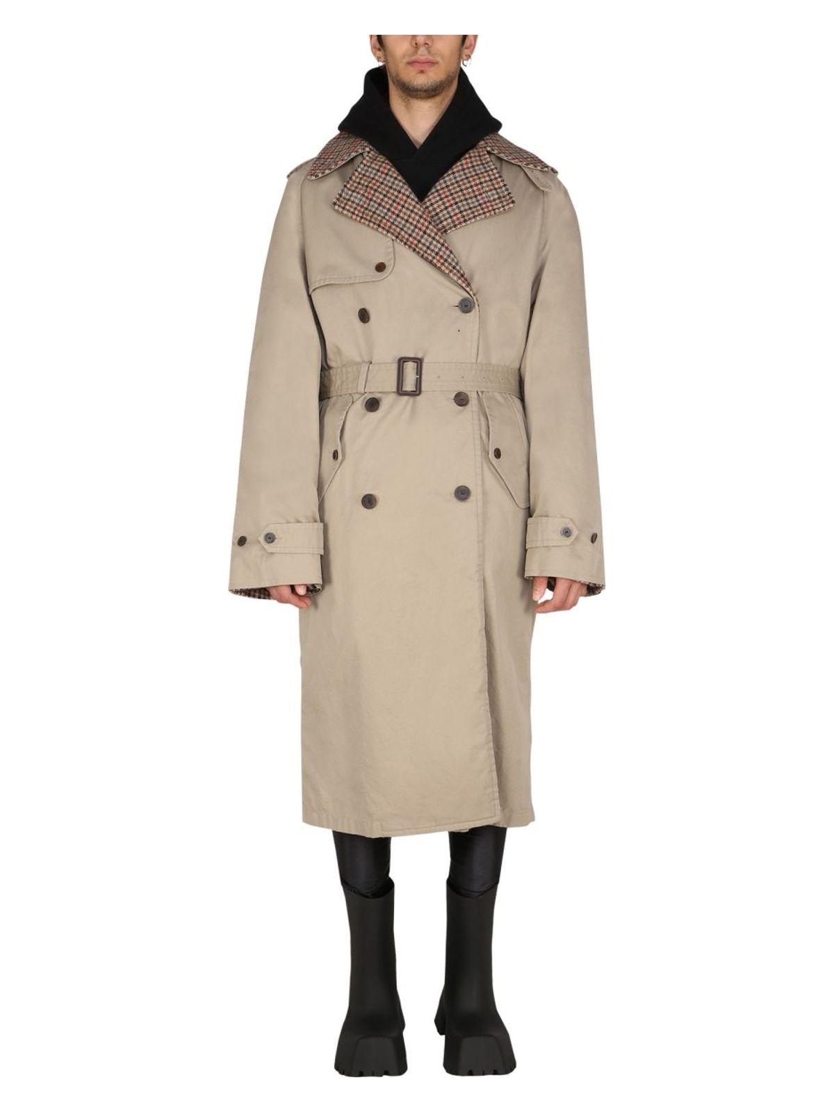在庫1点限定＊BALENCIAG＊TRENCH COAT BEIGE COTTON Cotton gabardine trench coat in beige - Balenciaga | Mytheresa