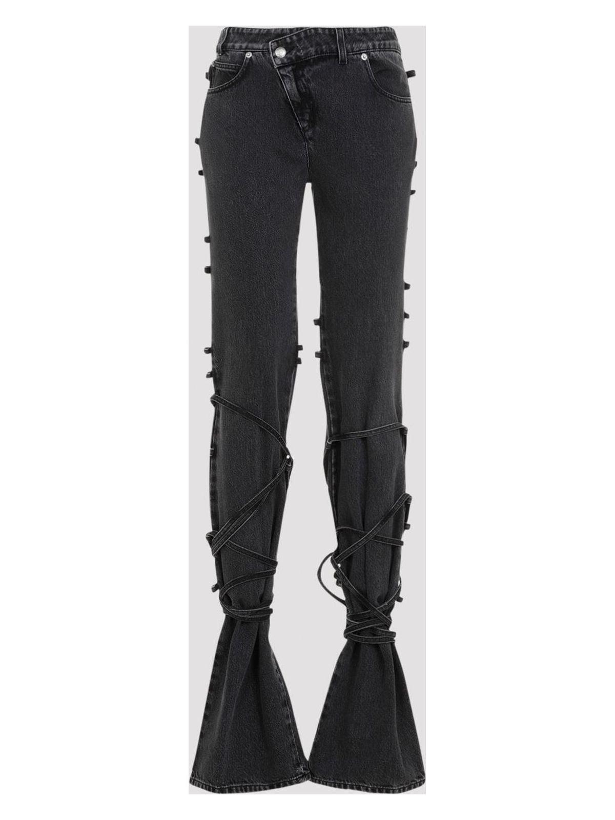 パンツ ALEXANDER MCQUEEN STRAIGHT LEG DENIM PANTS Alexander McQueen straight-leg Jeans | Brown | FARFETCH