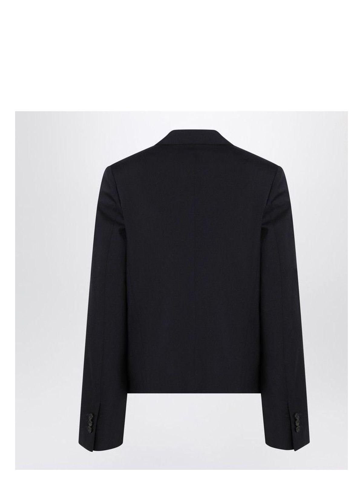Loewe Single-Breasted Jacket in Black | Lyst
