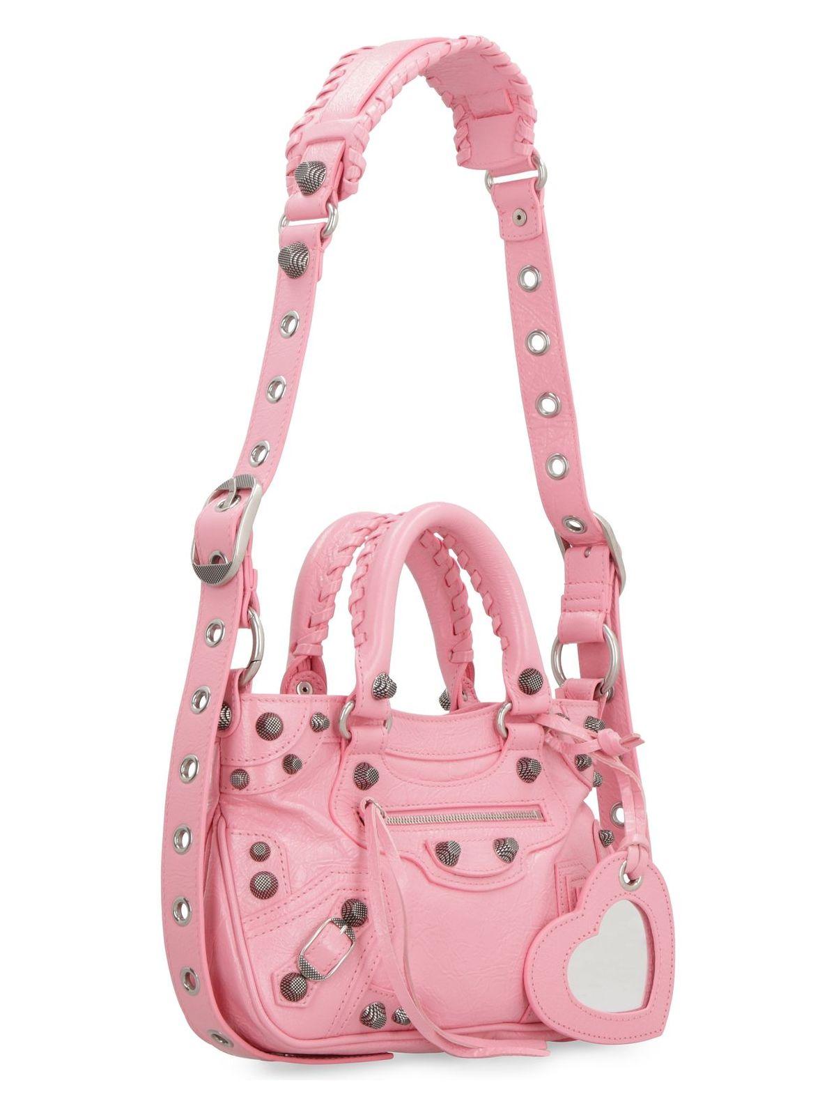 Balenciaga Nappa Leather Neo Cagole S Handbag in Pink | Lyst