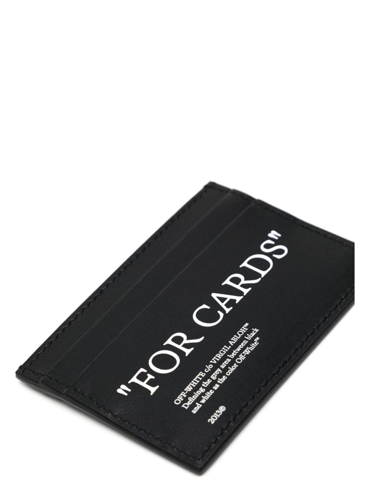 【関税無】 Off-White / Logo Card Holder / ロゴカードホルダー Off-White OFF CARD HOLDER オフホワイト カードケース レザー