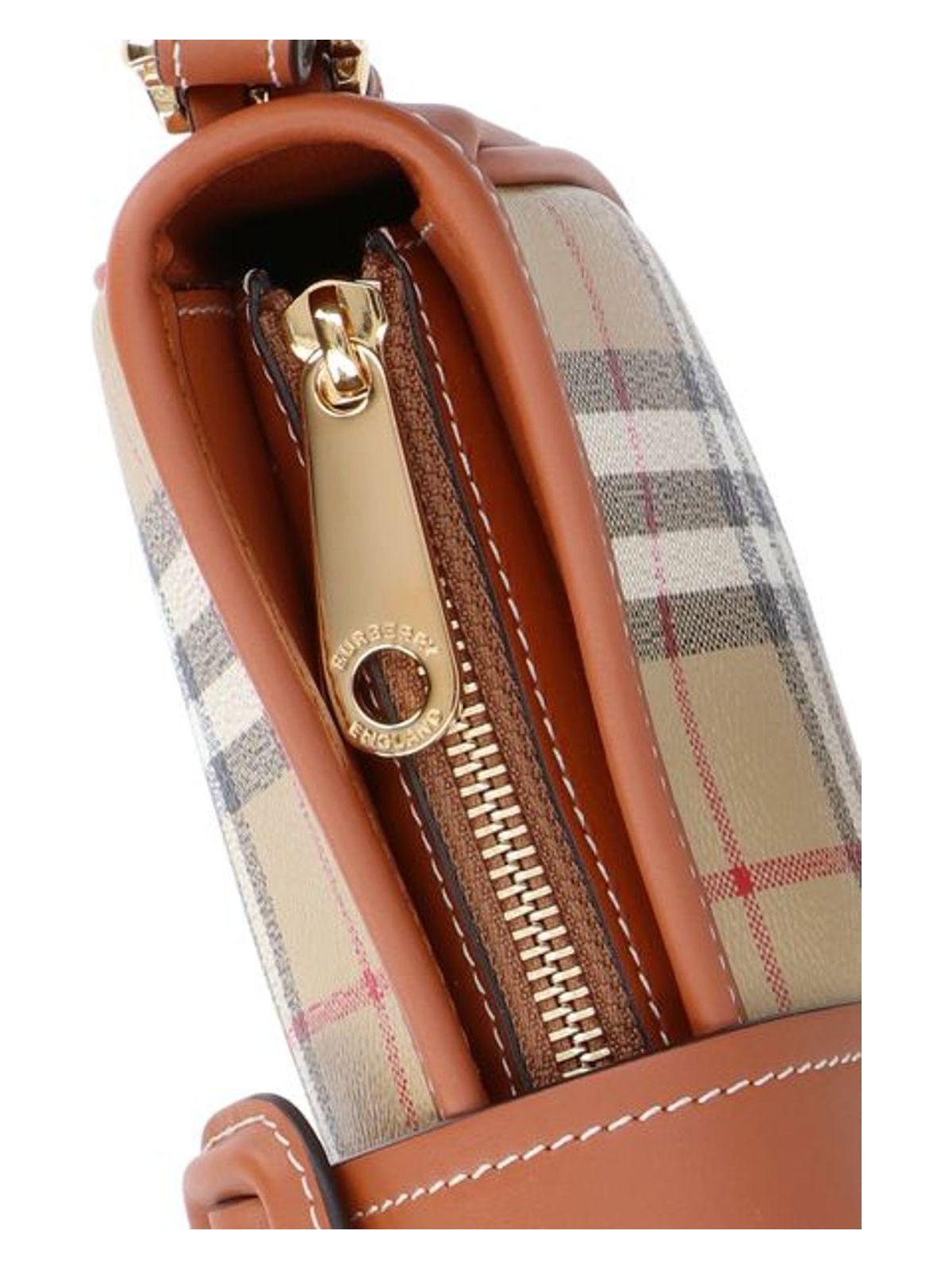 【関税&送料込】Burberry Printed Canvas Sling Shoulder Bag Burberry Printed Canvas Sling Shoulder Bag in Brown | Lyst
