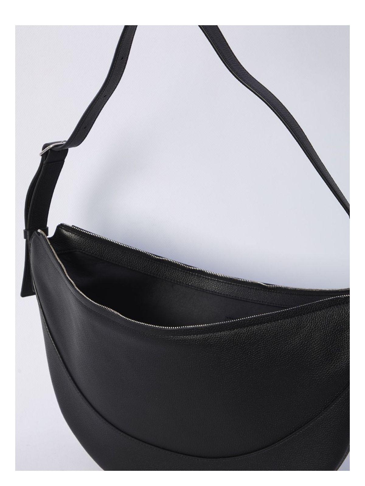 バッグ・カバンその他 The Row Black leather Jouve bag Jouve leather crossbody bag in black - The Row | Mytheresa