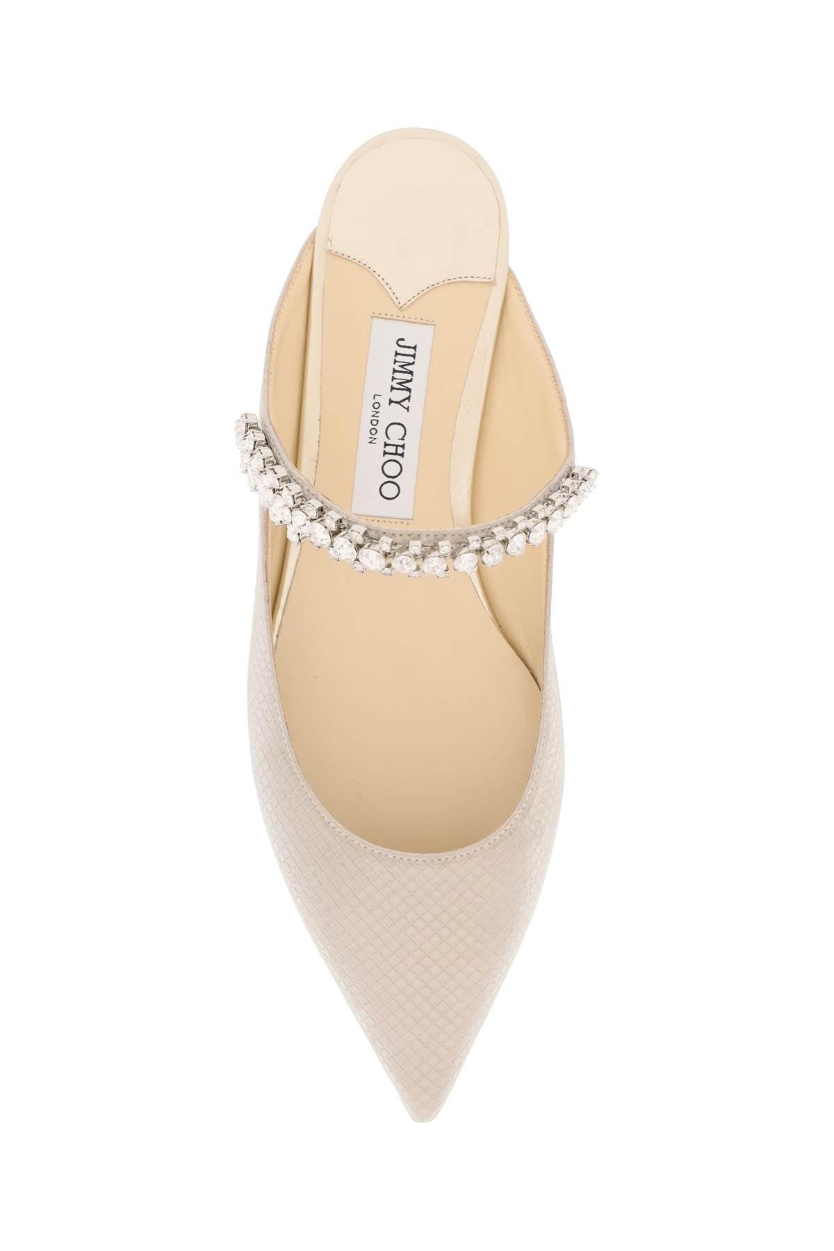 Jimmy Choo 'bing Flat' Mules in White | Lyst Jimmy Choo 'bing Flat' Mules in White | Lyst
