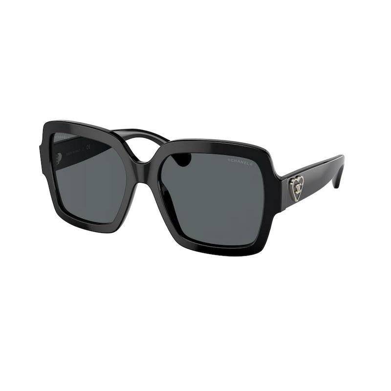 Chanel - Rectangle Sunglasses - Black Gray Gradient - Chanel Eyewear -  Avvenice