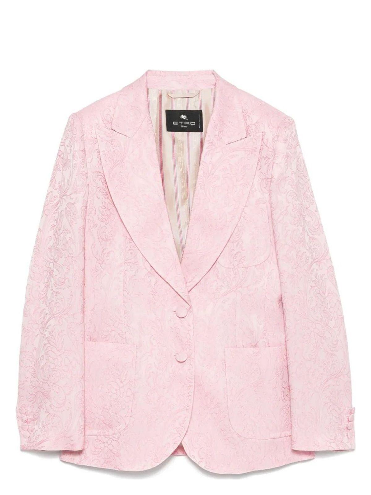 Etro Jacquard Blazer in Pink | Lyst