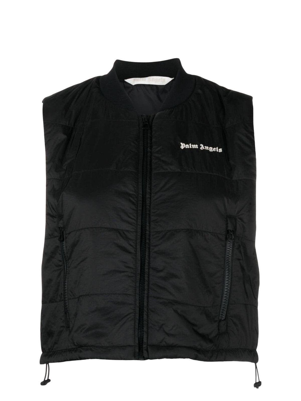 【関税&送料込】Palm Angels Black Nylon Vest Palm Angels Jackets for Women | Online Sale up to 58% off | Lyst