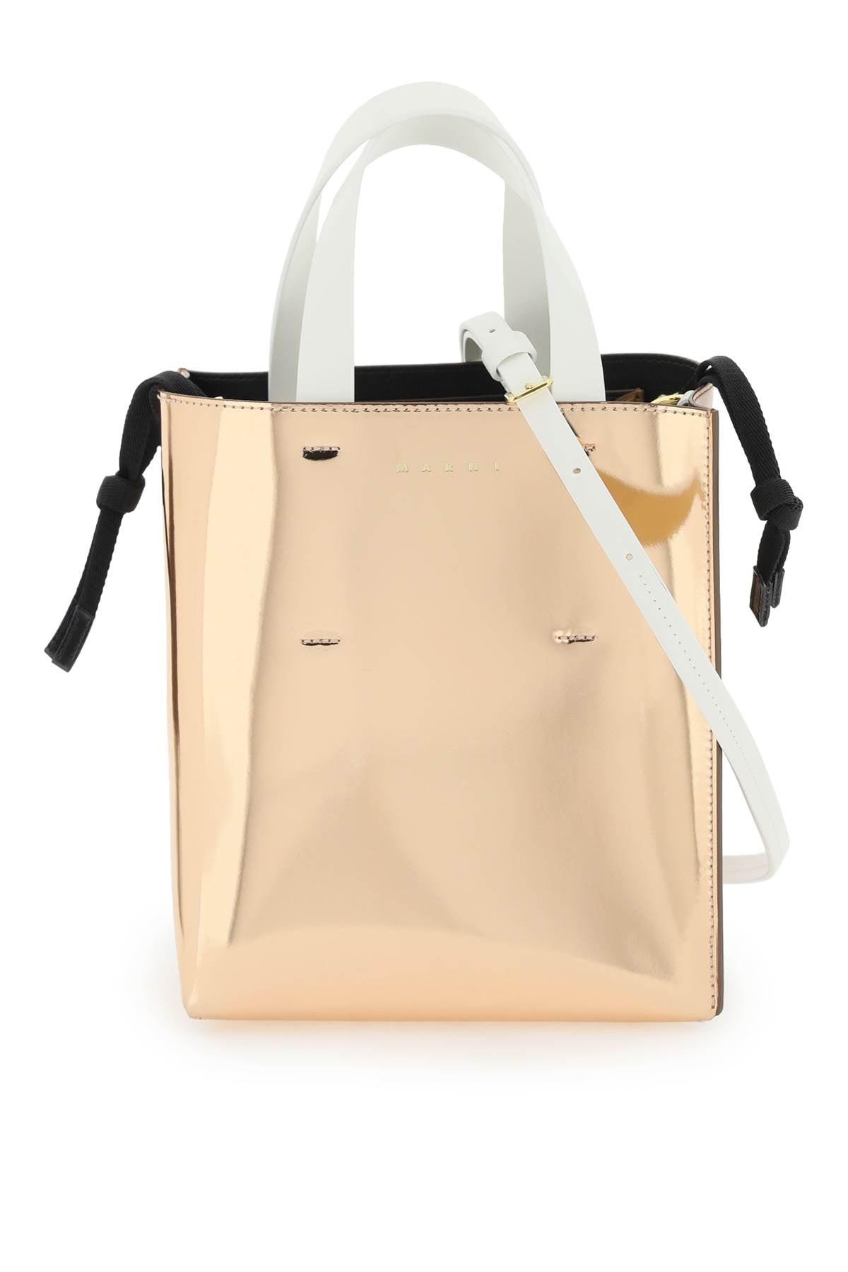 Marni Museo Mini Tote Bag in Natural | Lyst