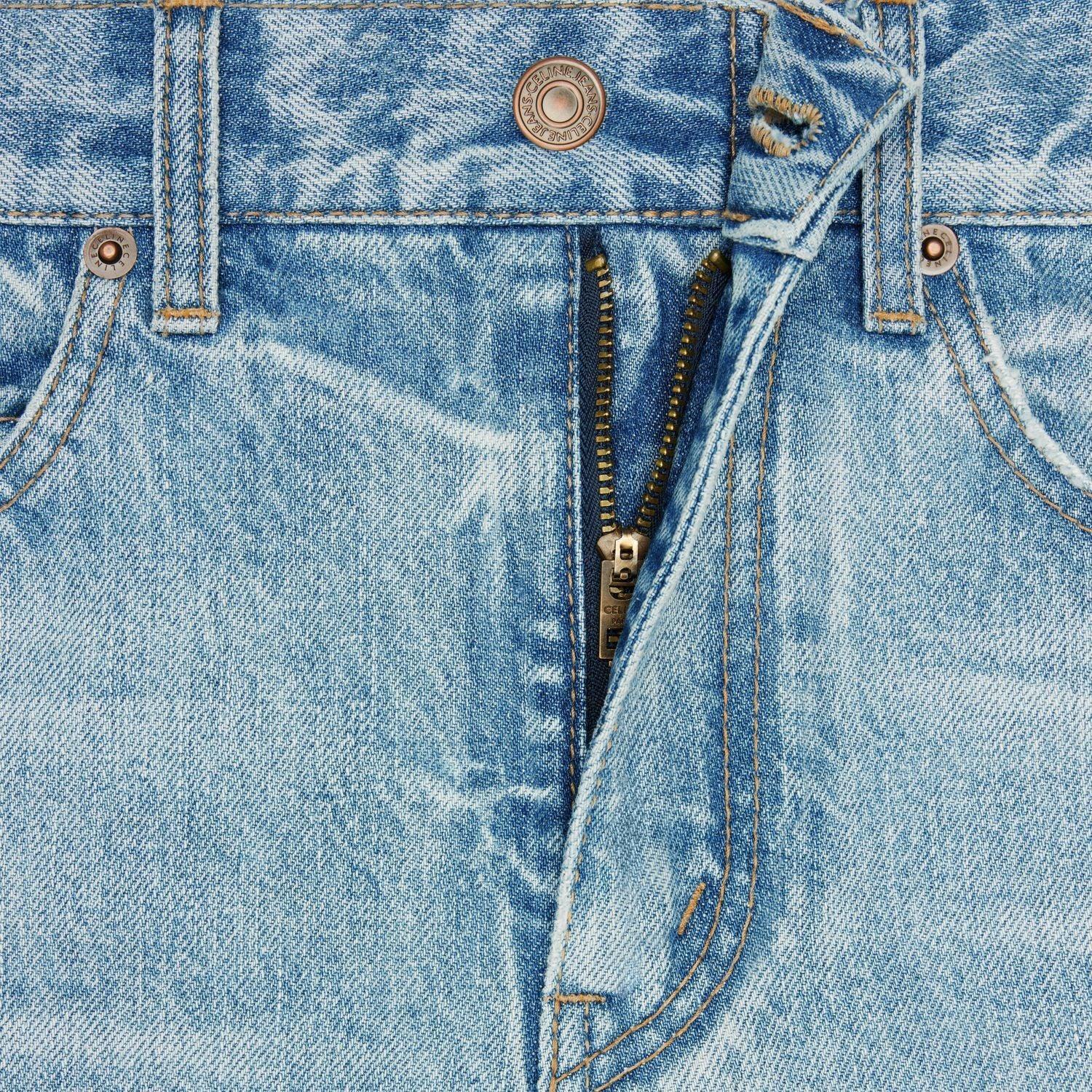 Celine Eclipse Wash Denim Tess Jeans in Blue | Lyst