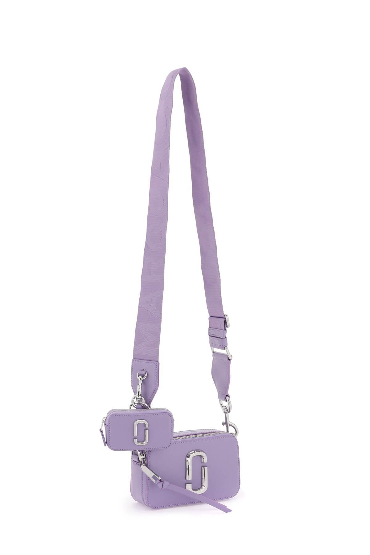 The Snapshot Leather Camera Bag in Purple - Marc Jacobs