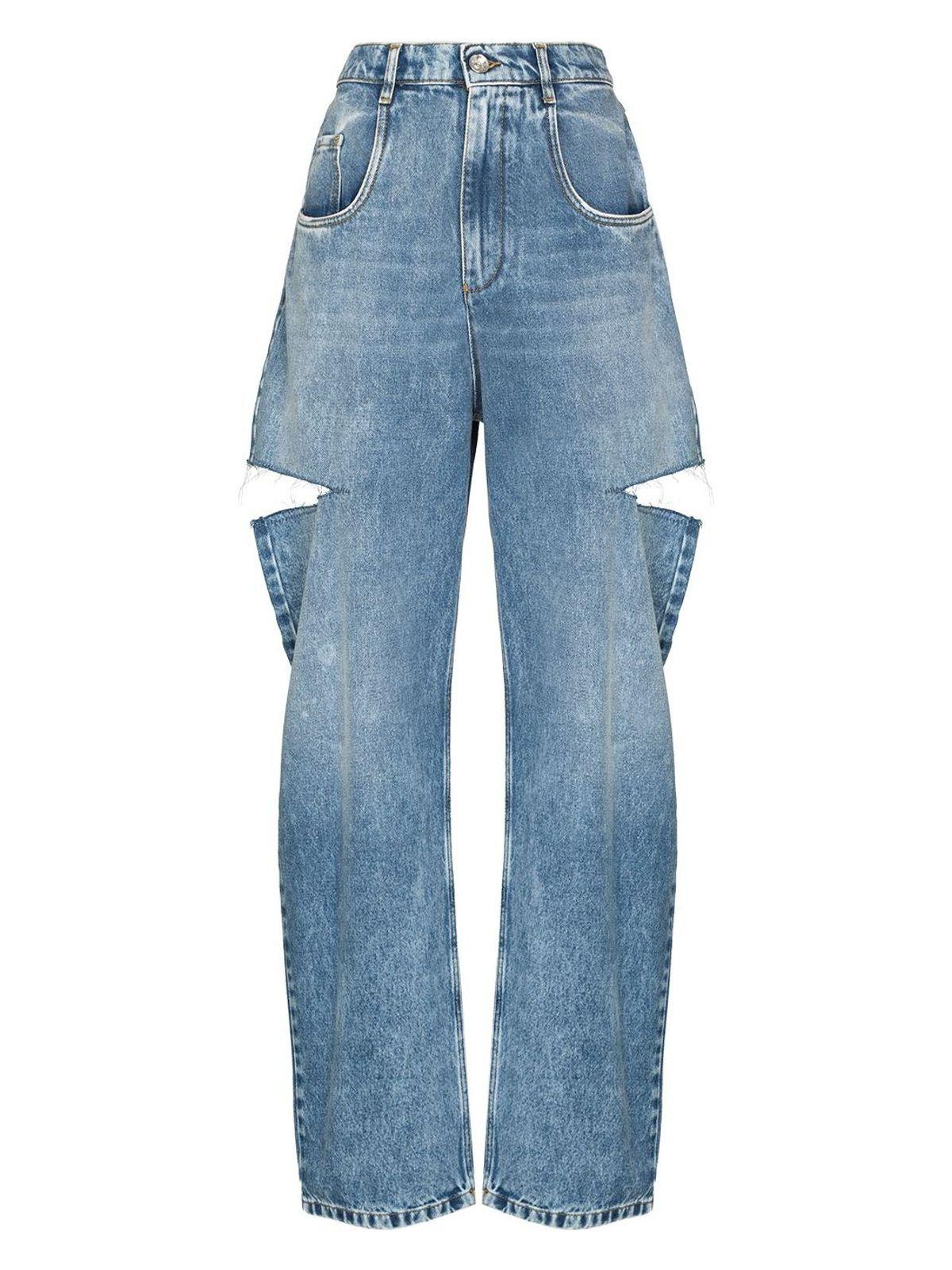 デニム・ジーパン Mm6 Denim Jeans With Cut-Out Detail 0400016939529_MEDIUMBLUE?wid=
