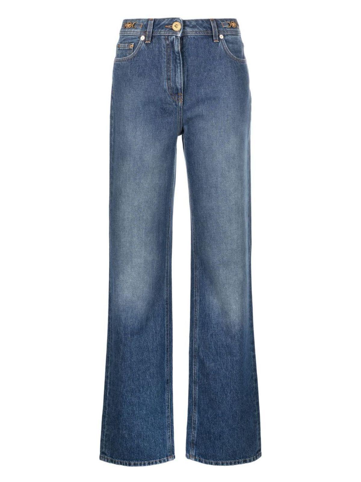 Versace Pant Denim Stone Wash Denim in Blue | Lyst