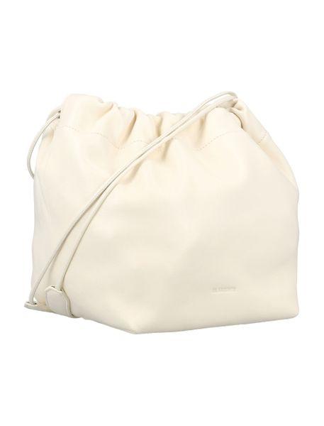 【関税＆送料込み】Jil Sander White Leather Bag Jil Sander Dumpling Shoulder Bag In White Leather | italist