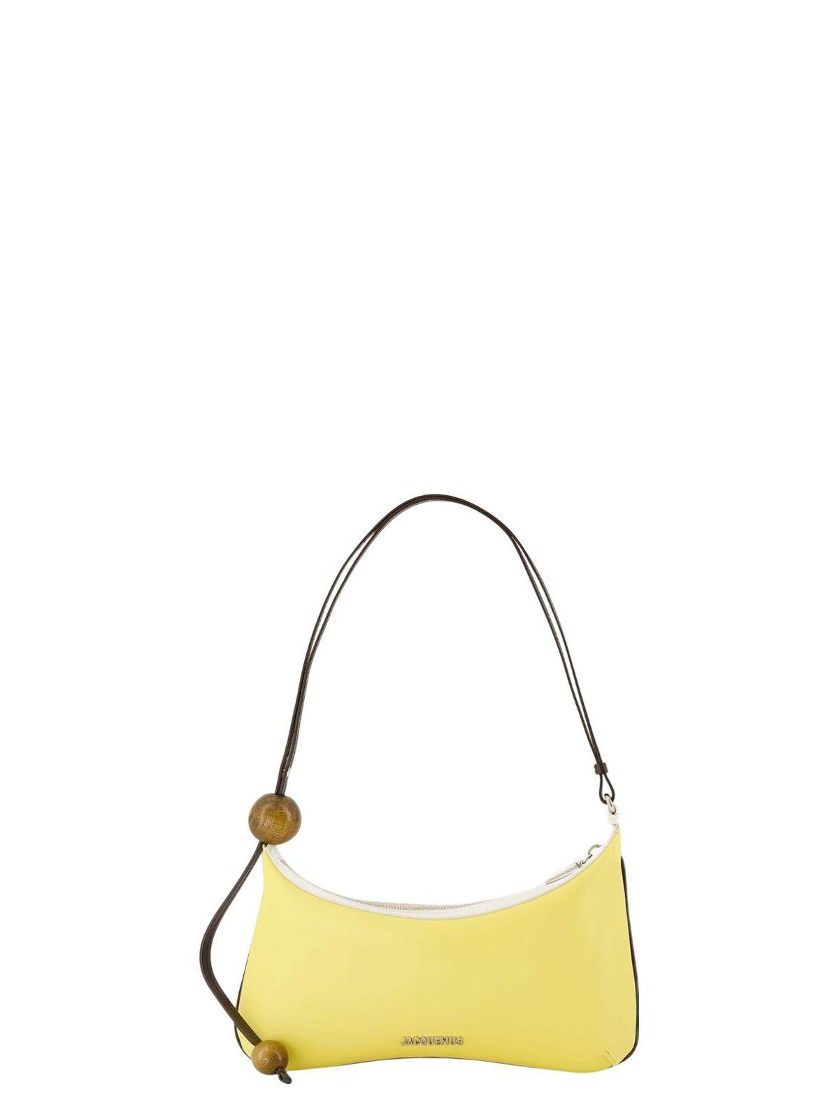 ショルダーバッグ・ポシェット JACQUEMUS 'Le Grand Bisou Perle' shoulder bag Yellow Jacquemus Le Grand Bisou Perle Shoulder Bag in Yellow | Lyst