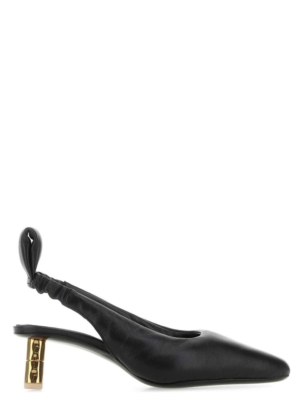 サンダル・ミュール BOYY Black nappa leather Puffy pumps Puffy Sandal – BOYY