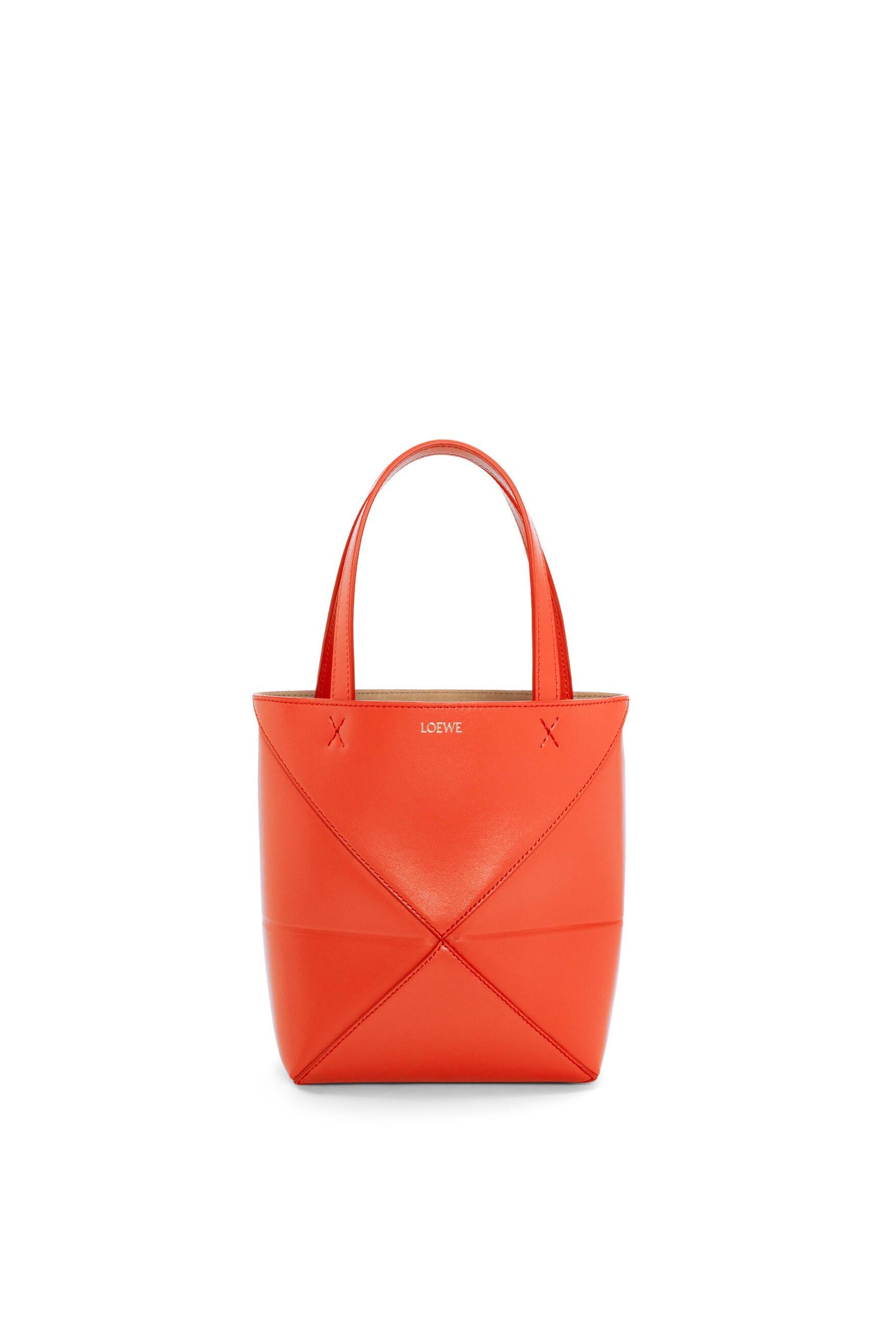 Loewe Fold Puzzle Tote Mini in Red Lyst