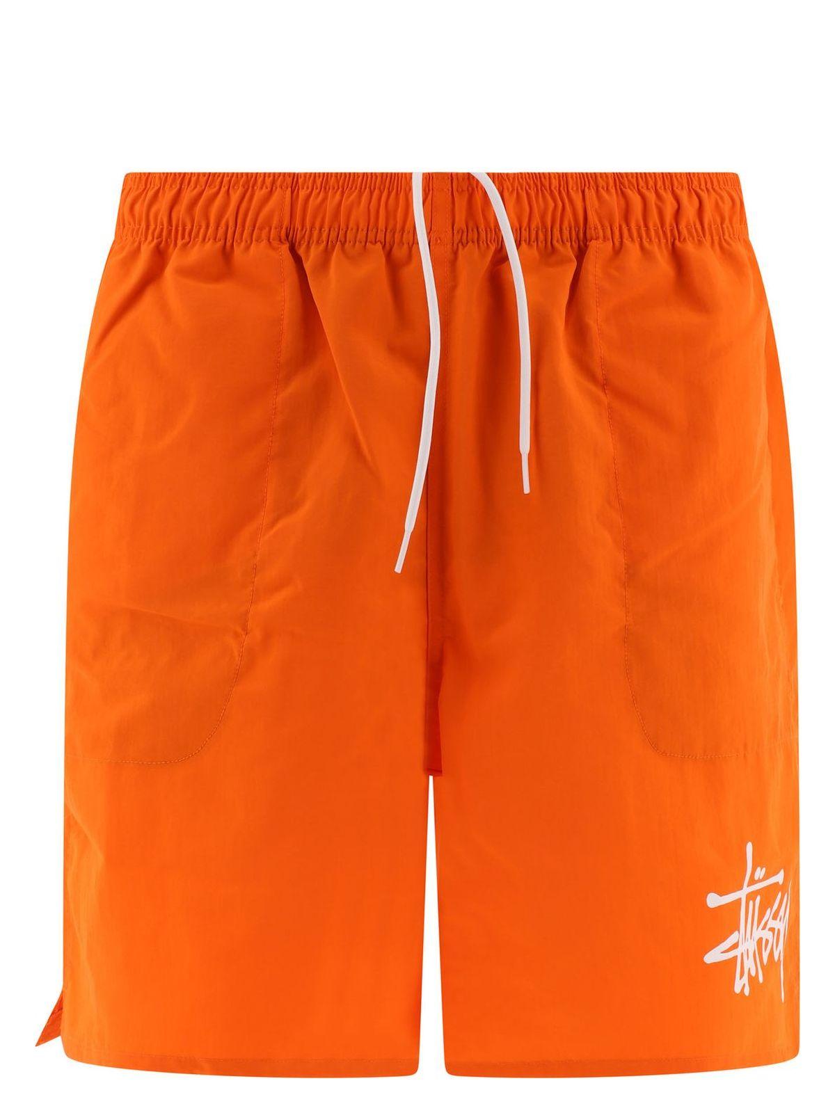 stussy-Orange-Big-Basic-Swim- stussy-Orange-Big-Basic-Swim-