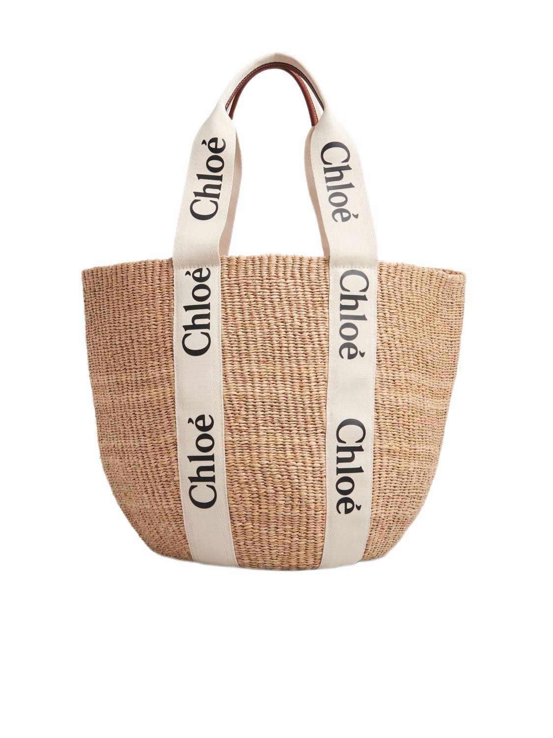 Chloé Woody Large Basket Tote Bag