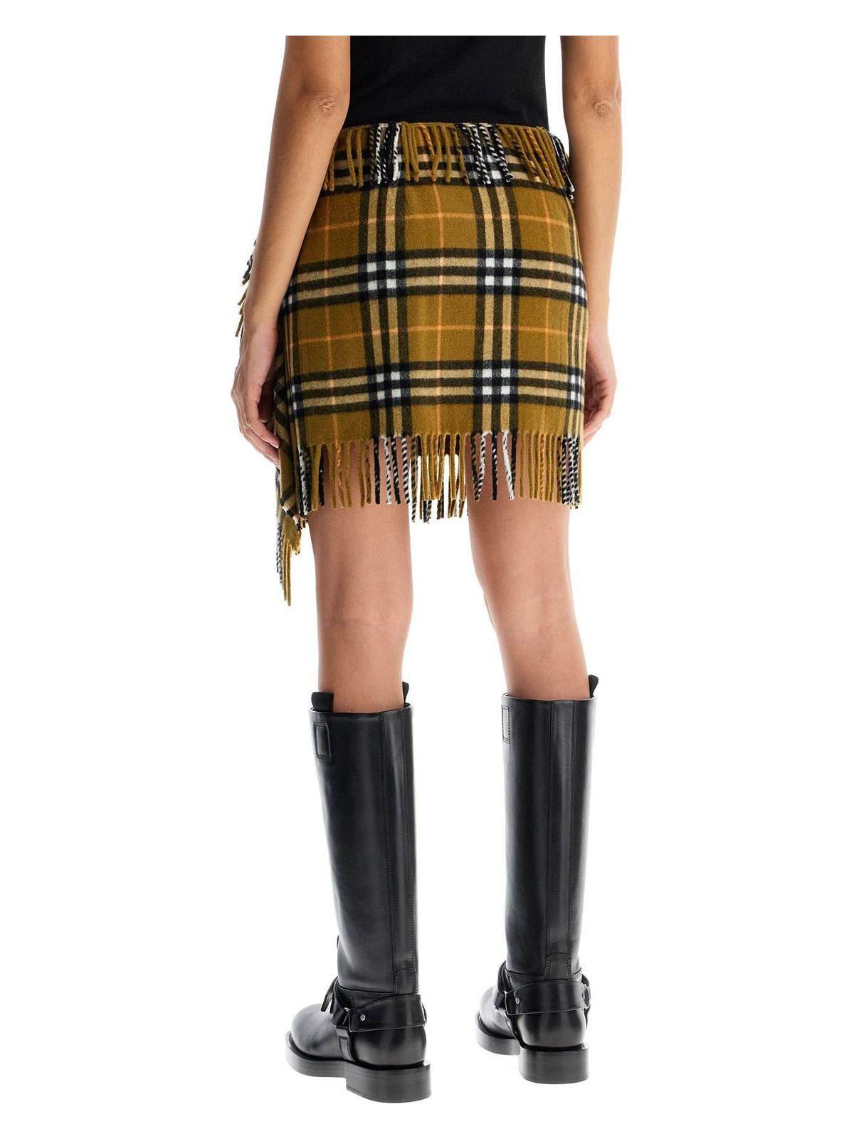 スカート Burberry Wool Cashmere Check Skirt Burberry Wool Cashmere Check Skirt | eBay