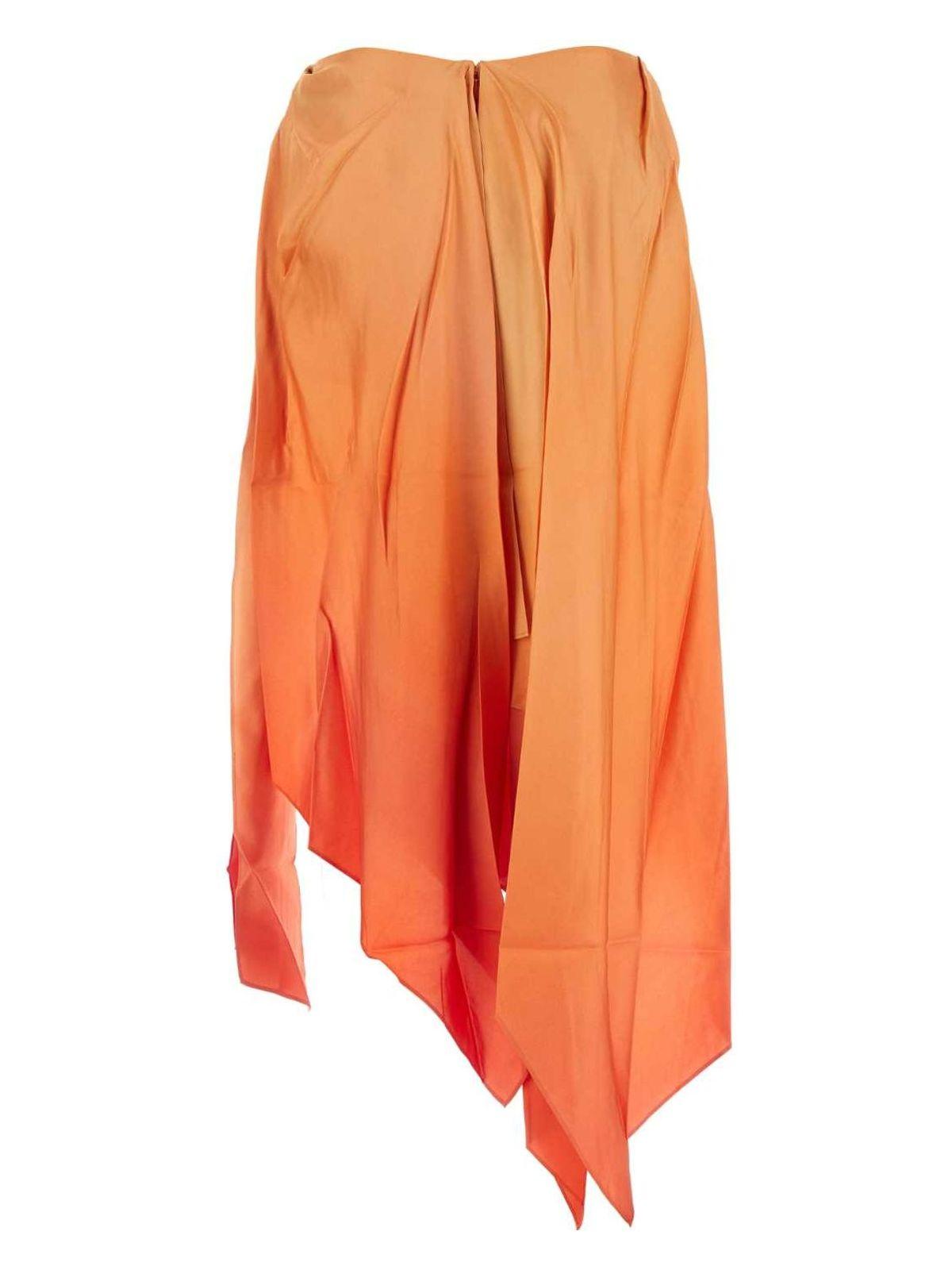スカート ZIMMERMANN Two-Tone Silk Tranquillity Mini Skirt Orange Zimmermann Skirts for Women | Lyst