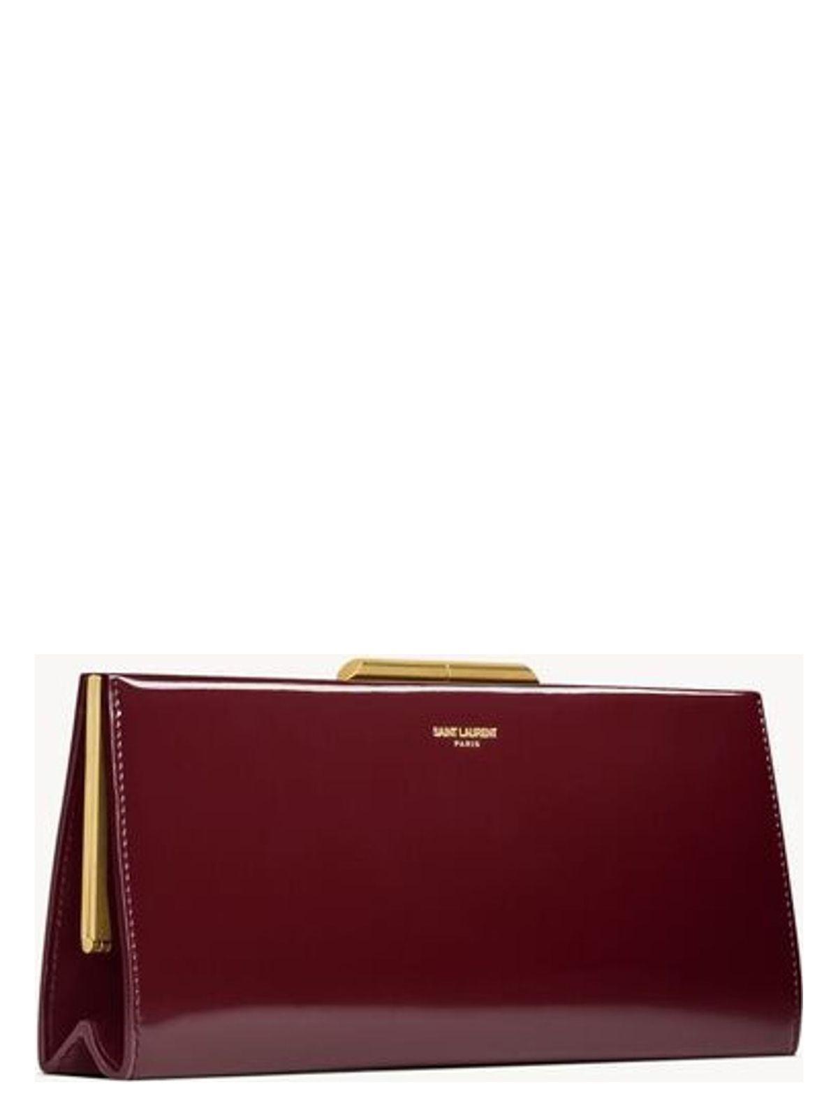 【Saint Laurent】DIAMOND CLUTCH BAG◆697655B870W Saint Laurent Diamond Clutch Bag in Red | Lyst