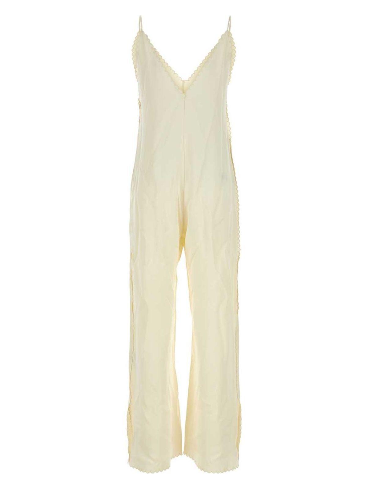 スーツ Jil Sander JUMP SUITS (J01FP0101J76018 109) Jil Sander logo-print Sleeveless Jumpsuit | Black | FARFETCH