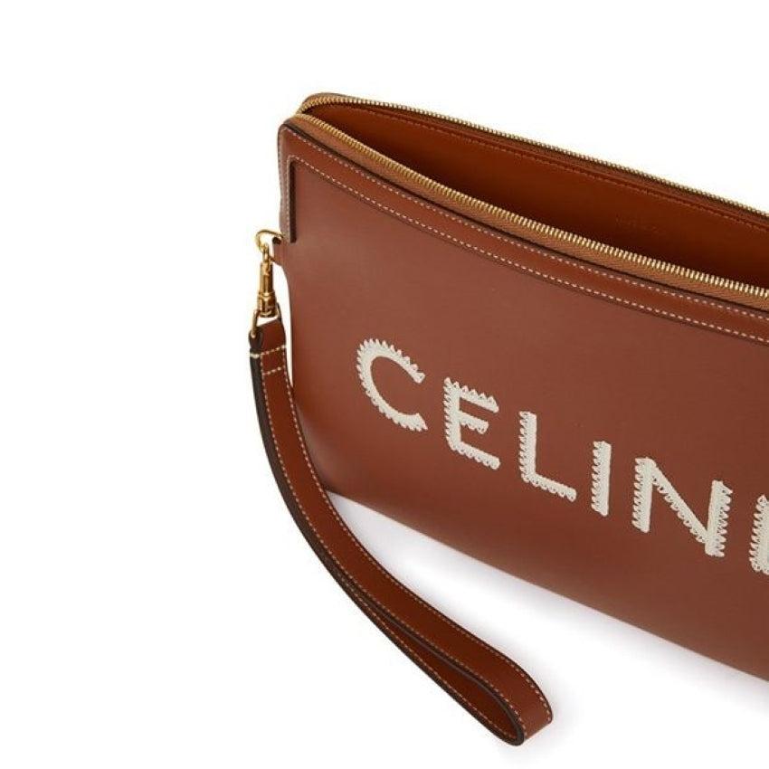 Celine Triomphe Small Pouch with Strap